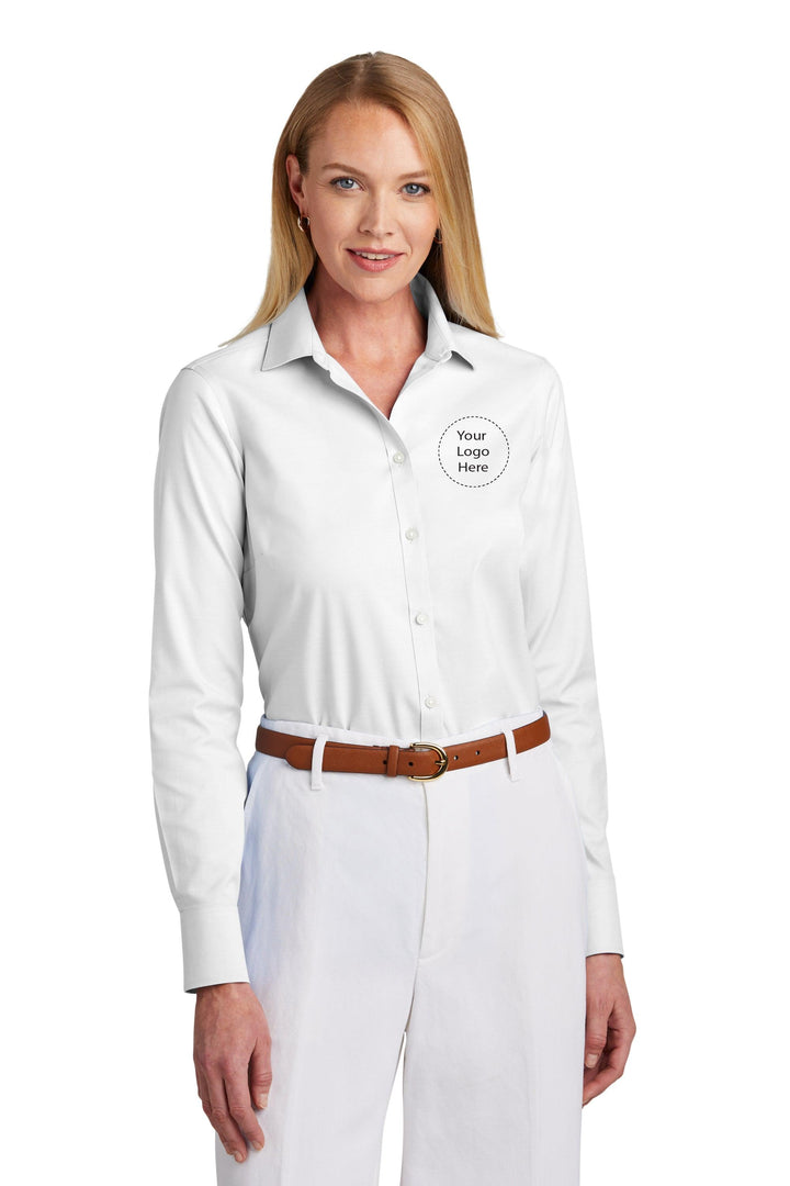 Keller Williams NEW KW-BB18001 Brooks Brothers® Women’s Wrinkle-Free Stretch Pinpoint Shirt 
