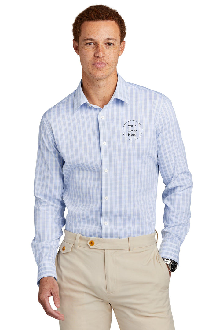 Keller Williams NEW KW-BB18006 Brooks Brothers® Tech Stretch Patterned Shirt 