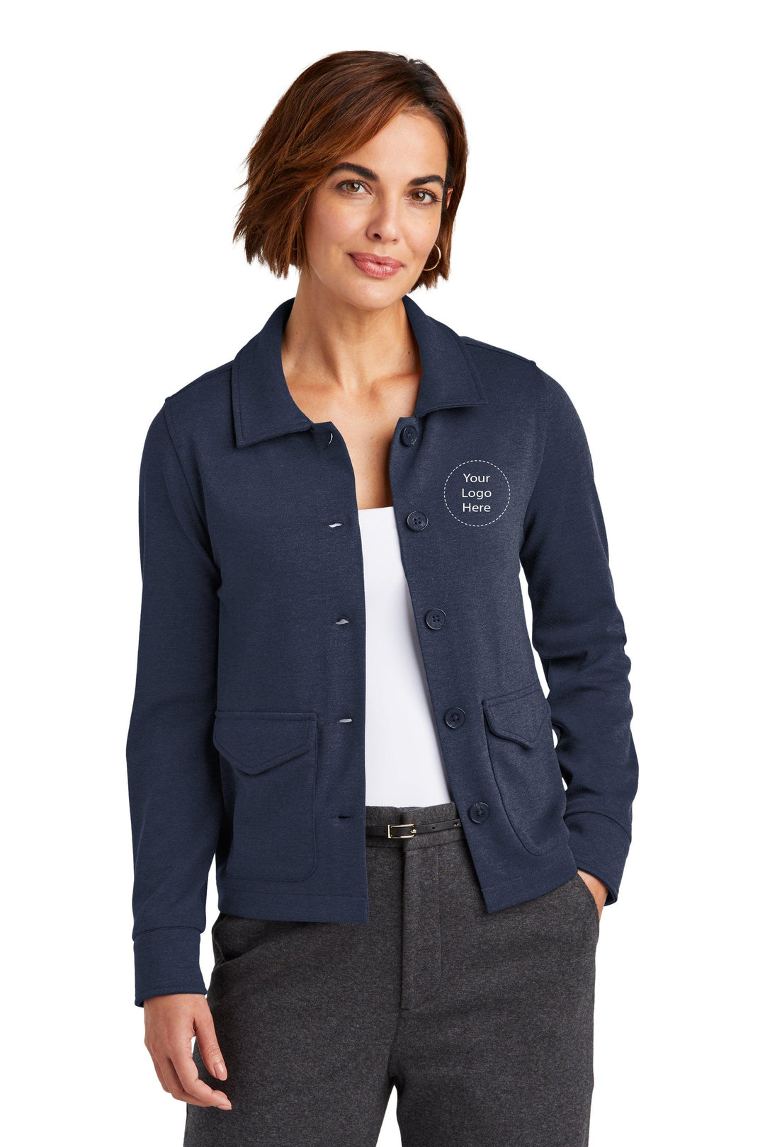 Keller Williams NEW KW-BB18205 Brooks Brothers® Women’s Mid-Layer Stretch Button Jacket 