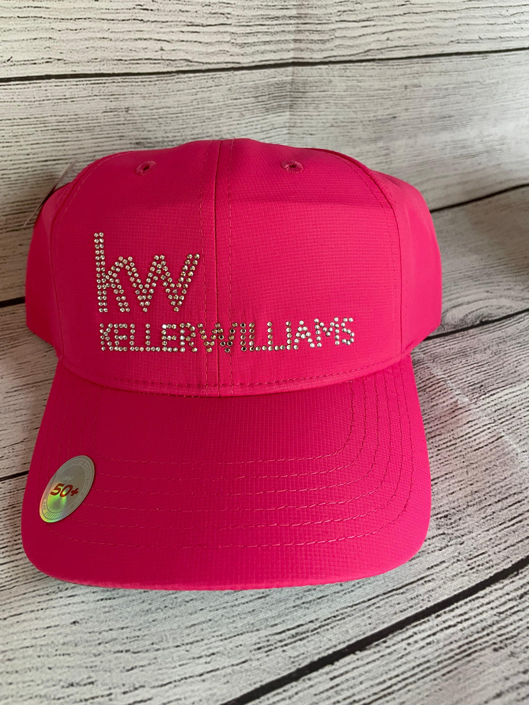 Keller Williams KW-FH354 Nylon Performance Ladies Rhinestone Cap w/Bling logo & Capper Option 