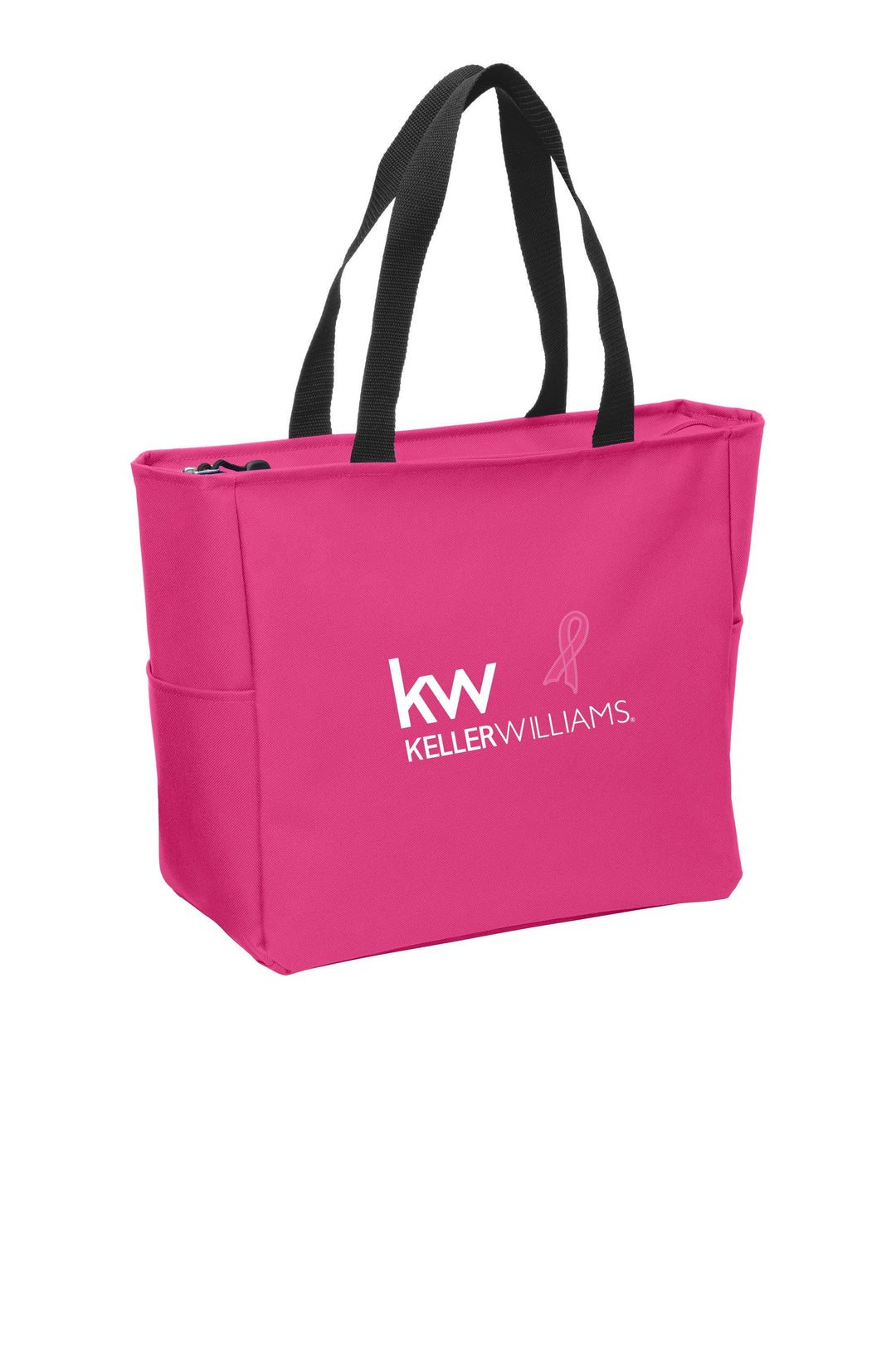 Keller Williams KW-TPBG410 Breast CancerAwareness Essential Zip Tote 