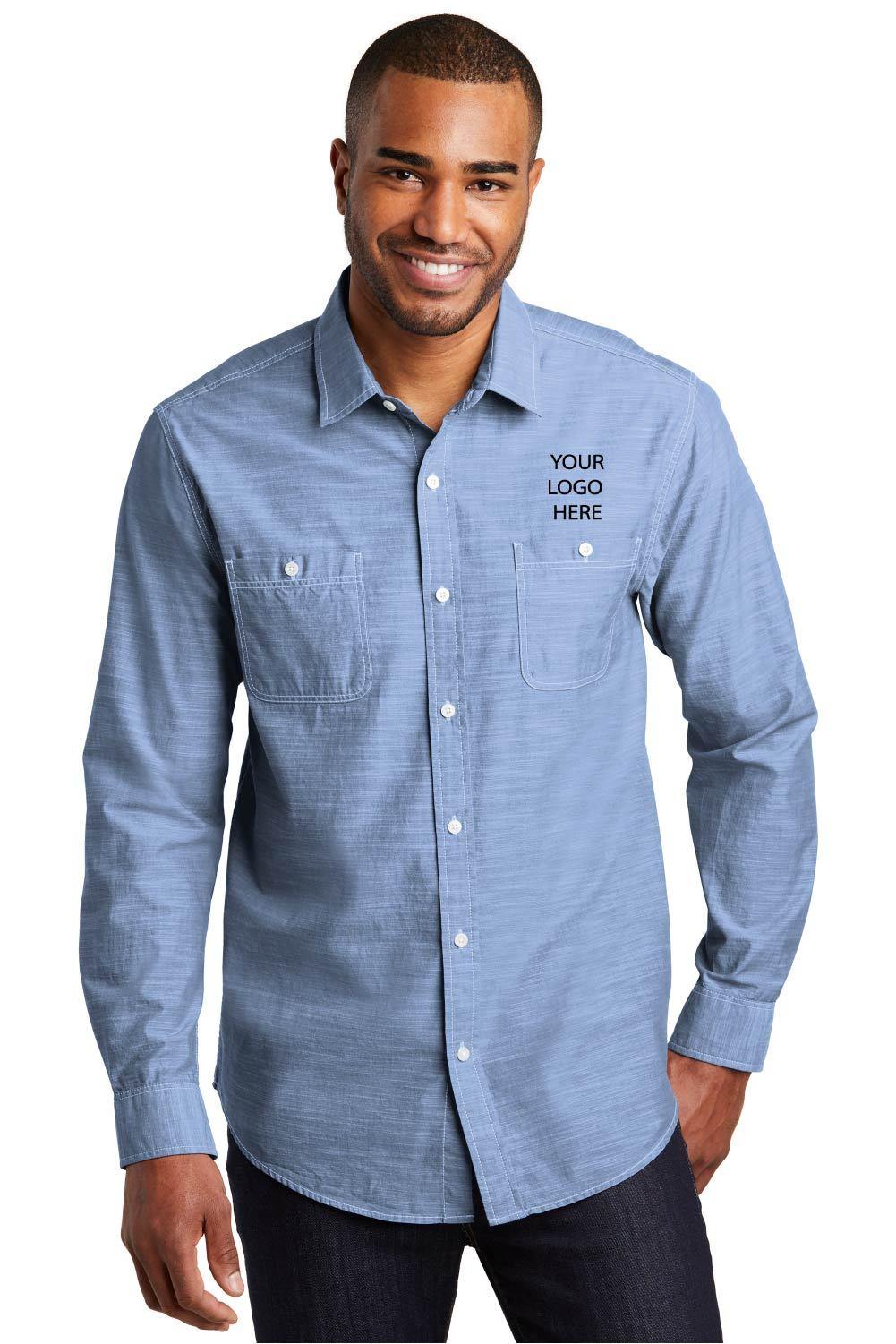 Keller Williams KW-SMW380 PA® Men's Long Sleeve Chambray Shirt 