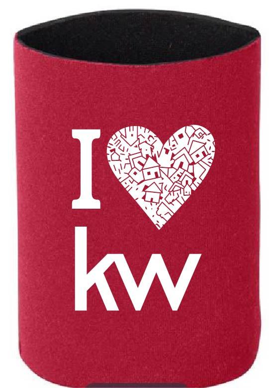 Keller Williams KW-IHEARTHouseKW KOOZIE 3-pack "I Heart House " Neoprene Koozie 