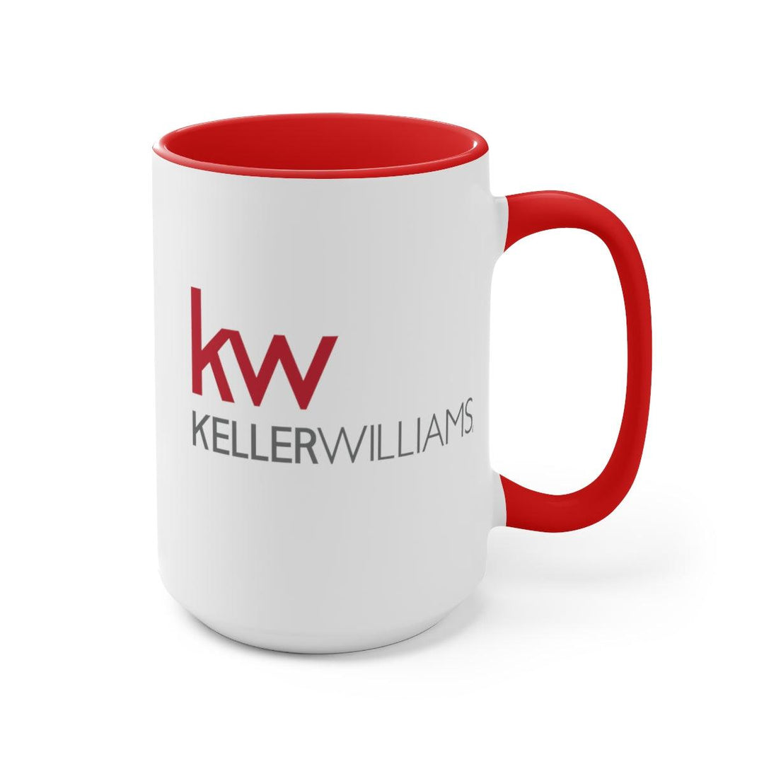 Keller Williams Two-Tone Coffee Mugs, 15oz 